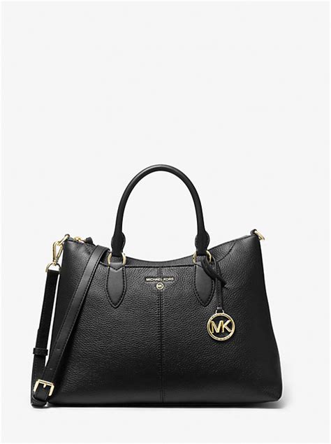 michael kors stuffed austen bag|Michael Kors Austen Medium Pebbled Leather Satchel.